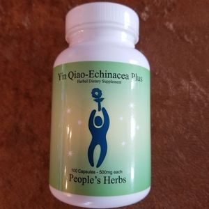 New Yin Qiao & Echinacea caps flu & cold immune